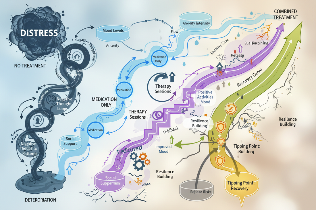 DPMT in Mental Health & Therapy: Dynamic Modeling of Psychological States and Treatment