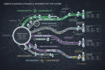 DPMT in Urban Planning: Dynamic Modeling of Cities, Traffic, and Sustainable Development