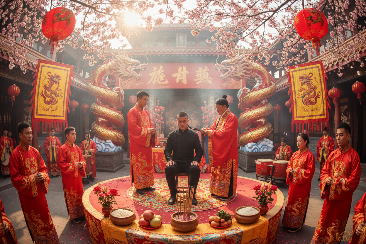 Human Head Ritual Dragon Raises Head Rituals: Haircut Ceremonies & Dragon Awakening ...
