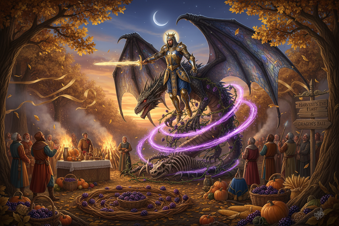 Michaelmas Folklore: Dragon Slaying Legends, Blackberry Magic, and Harvest End - Nicole's ritual universe