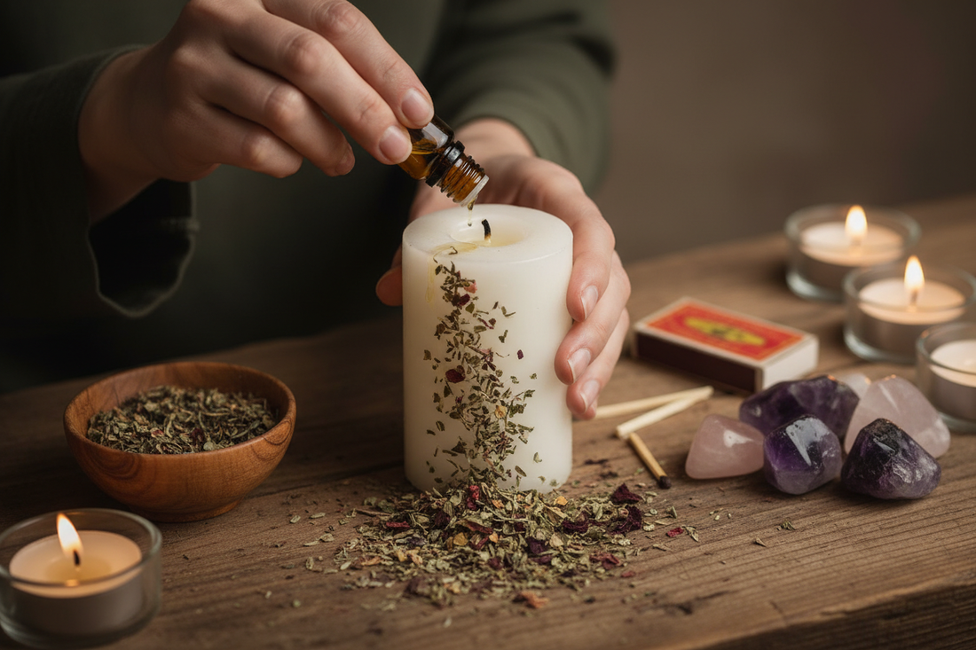 How to Dress Candles for Spells - Nicole's ritual universe
