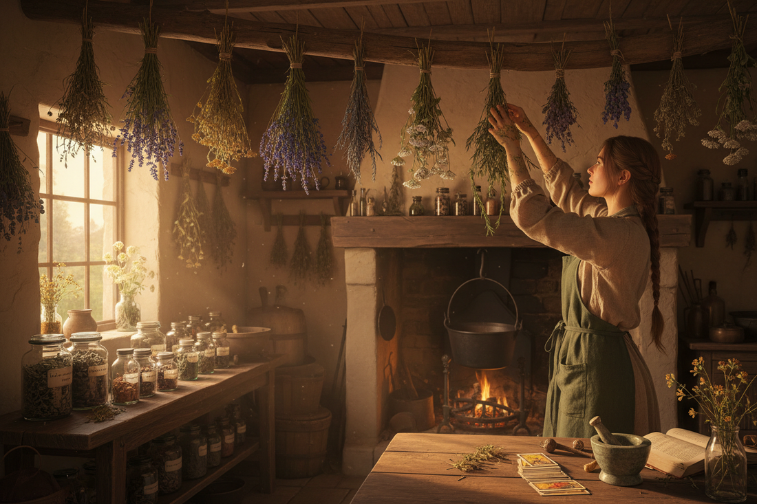 How to Dry & Preserve Wild Herbs: Complete Witch's Guide