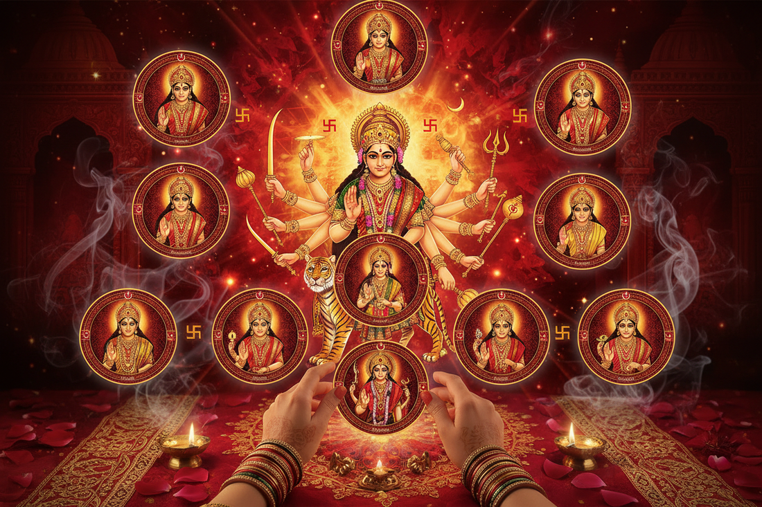 Navaratri Divination: Durga Oracle and Nine Forms Tarot Spreads - Nicole's ritual universe