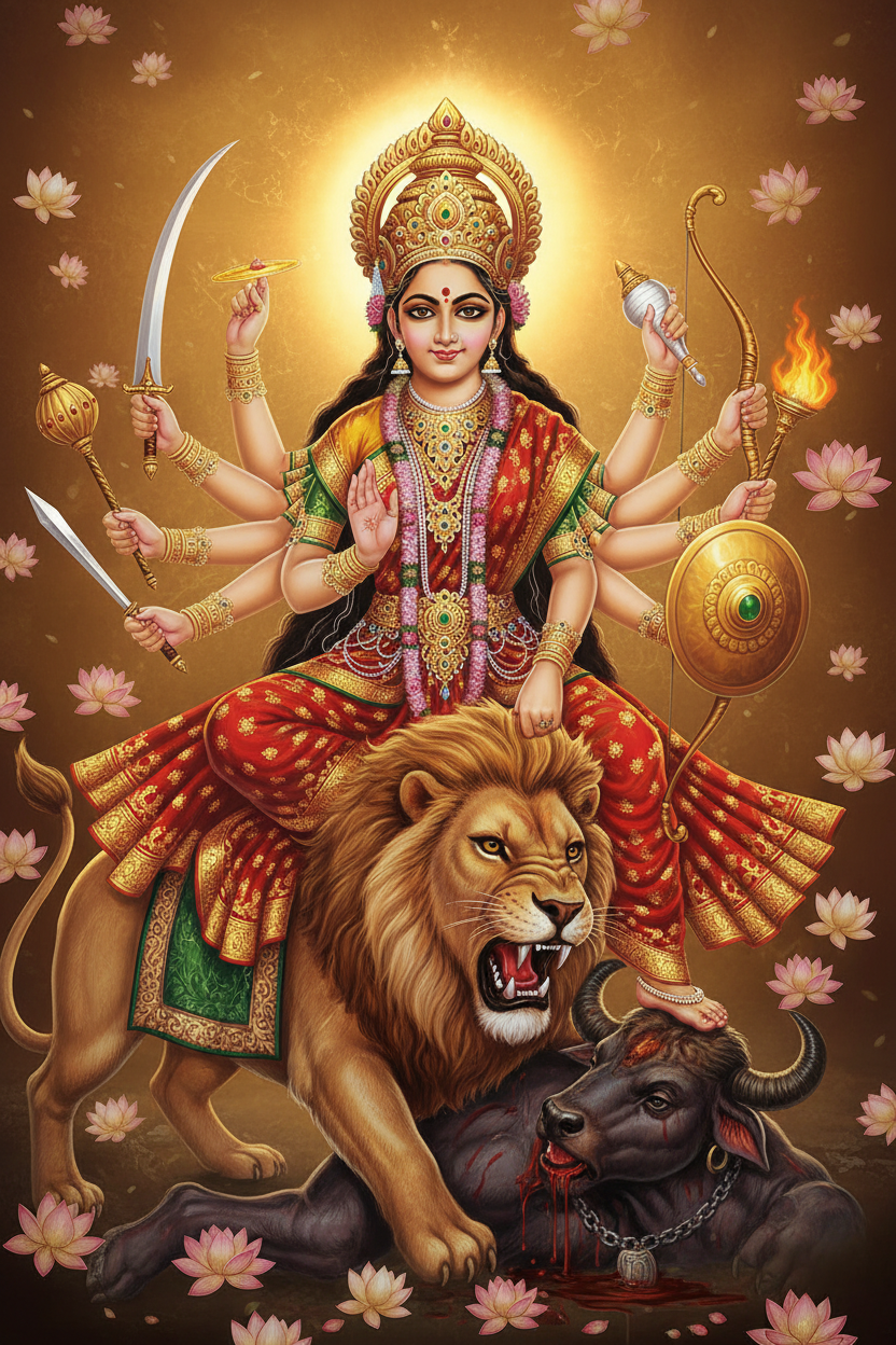 Working with Durga: Complete Guide to the Hindu Goddess of Power and Protection