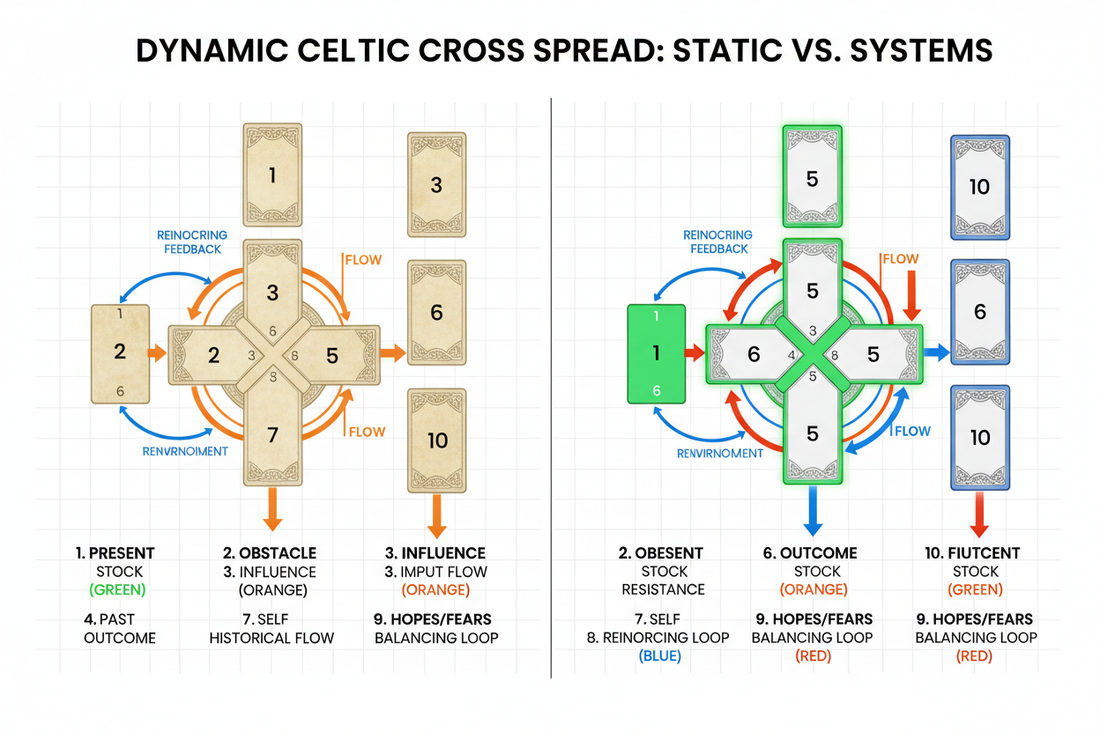 The Dynamic Celtic Cross: A System Dynamics Reinterpretation - Nicole's ritual universe