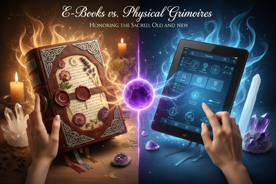 E-Books vs. Physical Grimoires: The Energy of Format