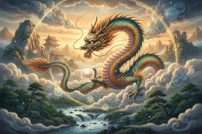 Eastern Dragon Symbolism: Spiritual Meanings, Myths & Cultural Significance