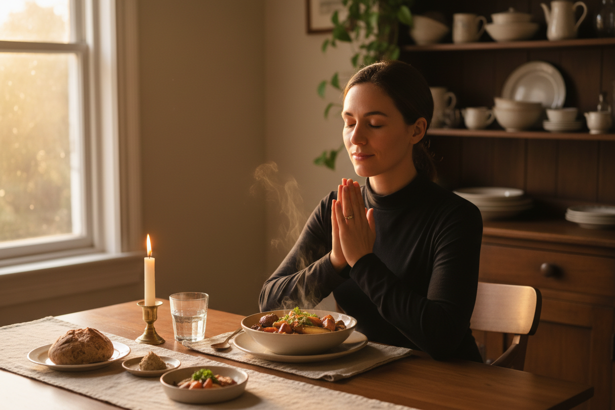 Eating Dinner: Gratitude Practice | Mindful Eating & Grateful Dining ...