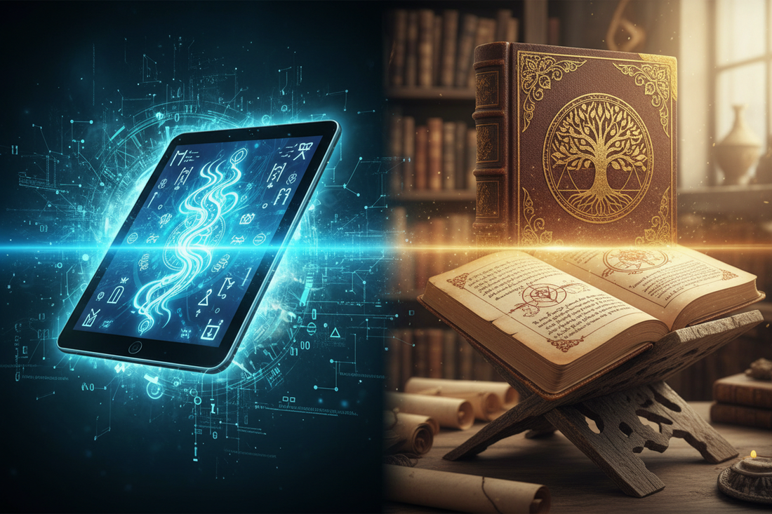 Ebook vs Physical Book: Spiritual Learning - Nicole's ritual universe