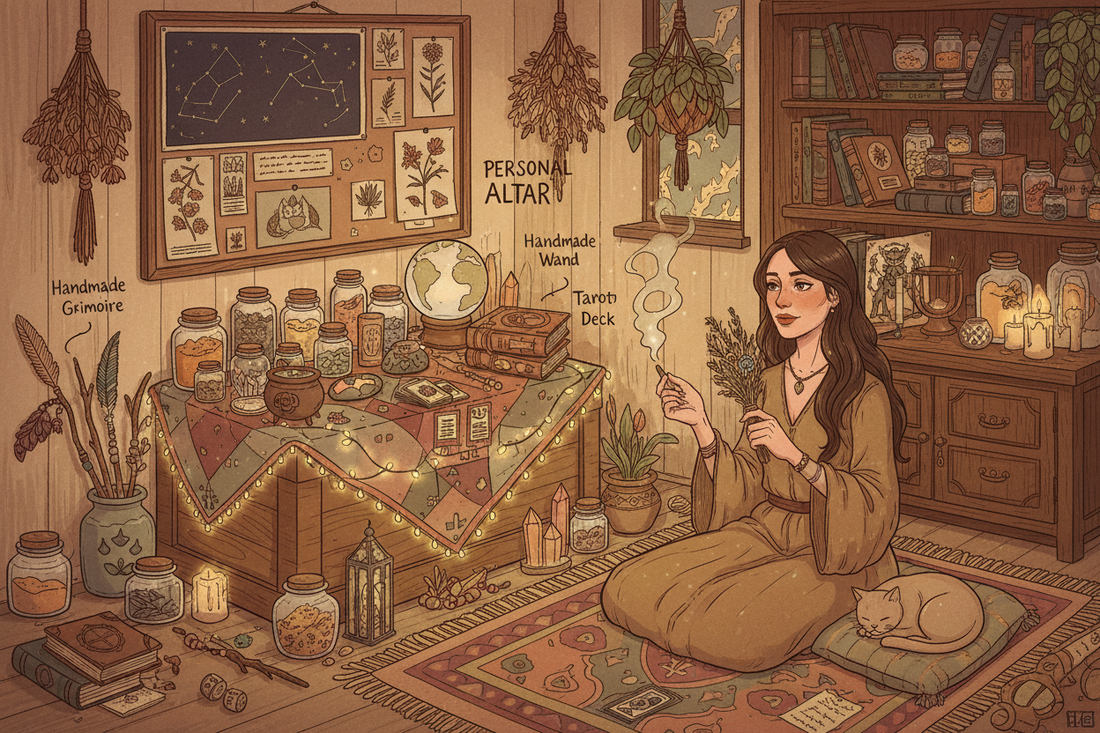 Eclectic Solitary Witchcraft DIY Magic Personal Practice - Nicole's ritual universe