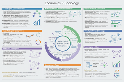 Economics × Sociology: Social Capital and Network Effects