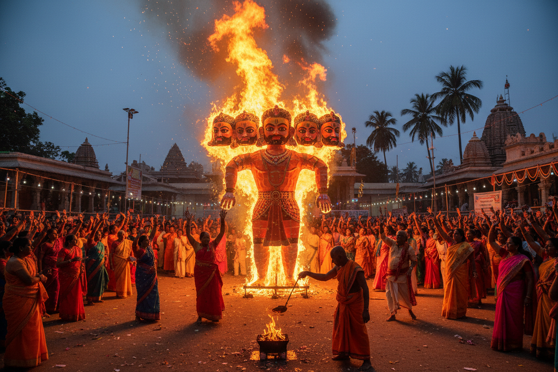 Dussehra Rituals: Effigy Burning and Victory Ceremonies - Nicole's ritual universe