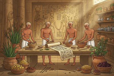 Ancient Egyptian Herbalism Papyrus Ebers Sacred Plants