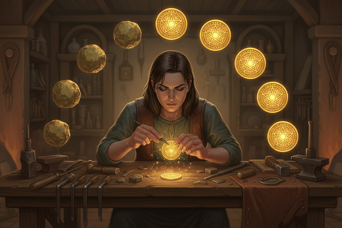 Eight of Pentacles: Complete Guide to Meaning & Symbolism