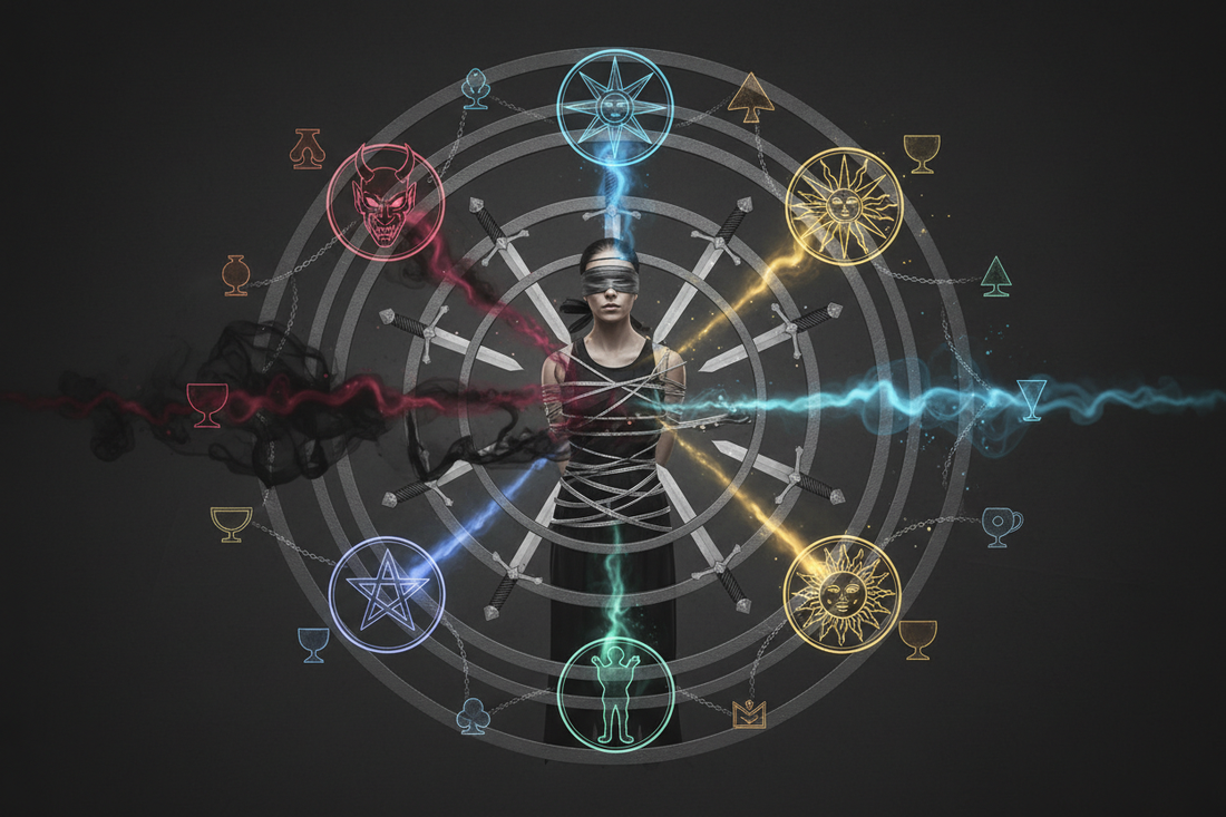 Eight of Swords Combinations: With Major & Minor Arcana