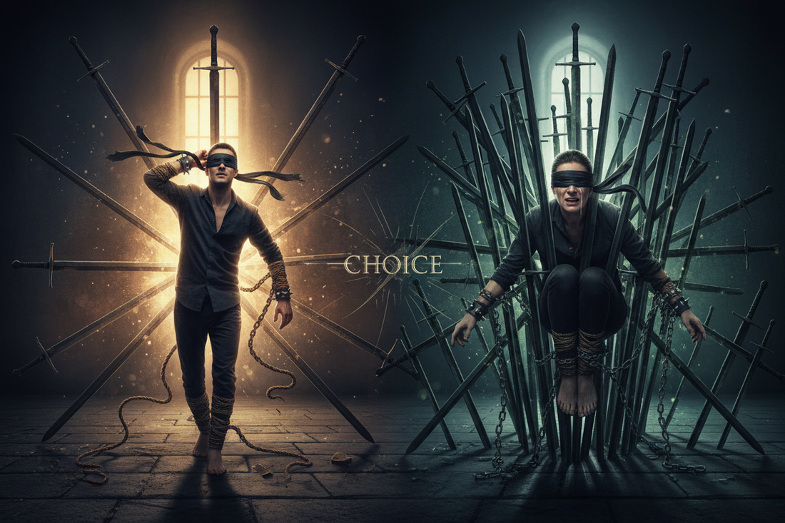 Eight of Swords Reversed: Breaking Free, Liberation & Seeing Options