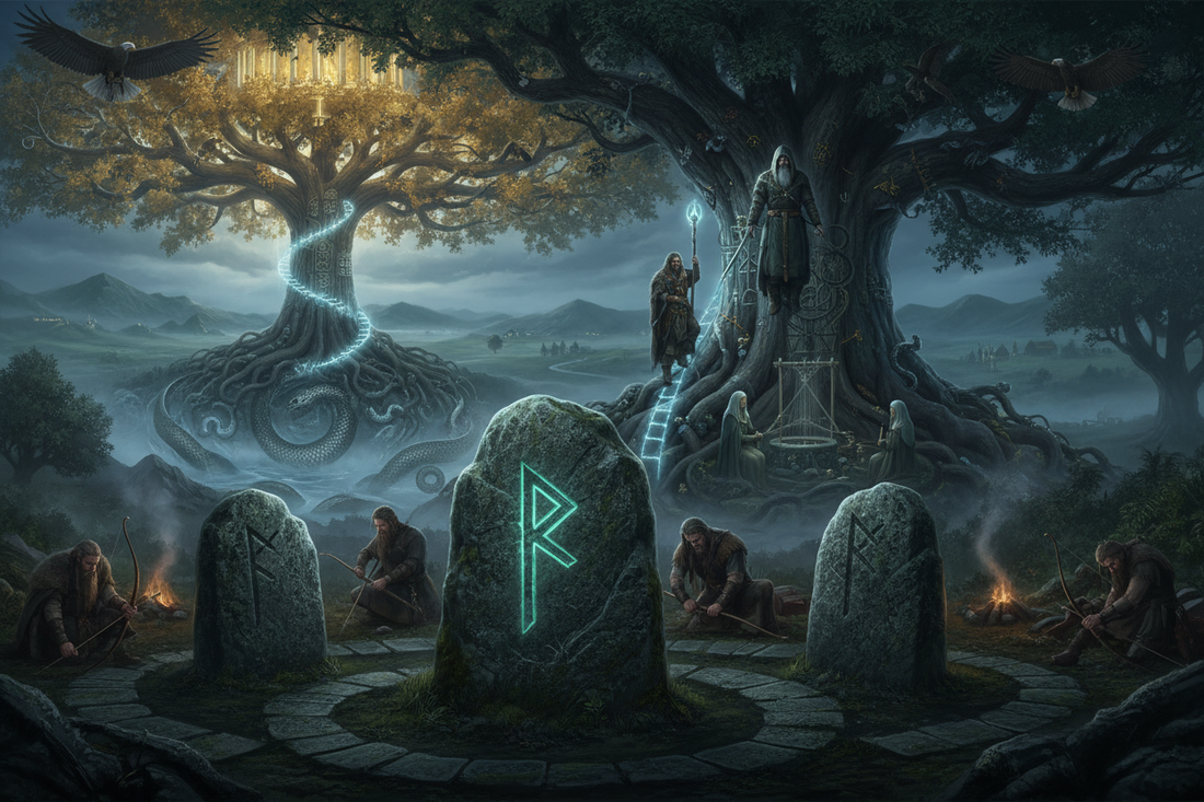 Eiwaz Runes Eihwaz Rune Deep Dive: Norse Mythology, Odin & Yggdrasil – Nicole's ...