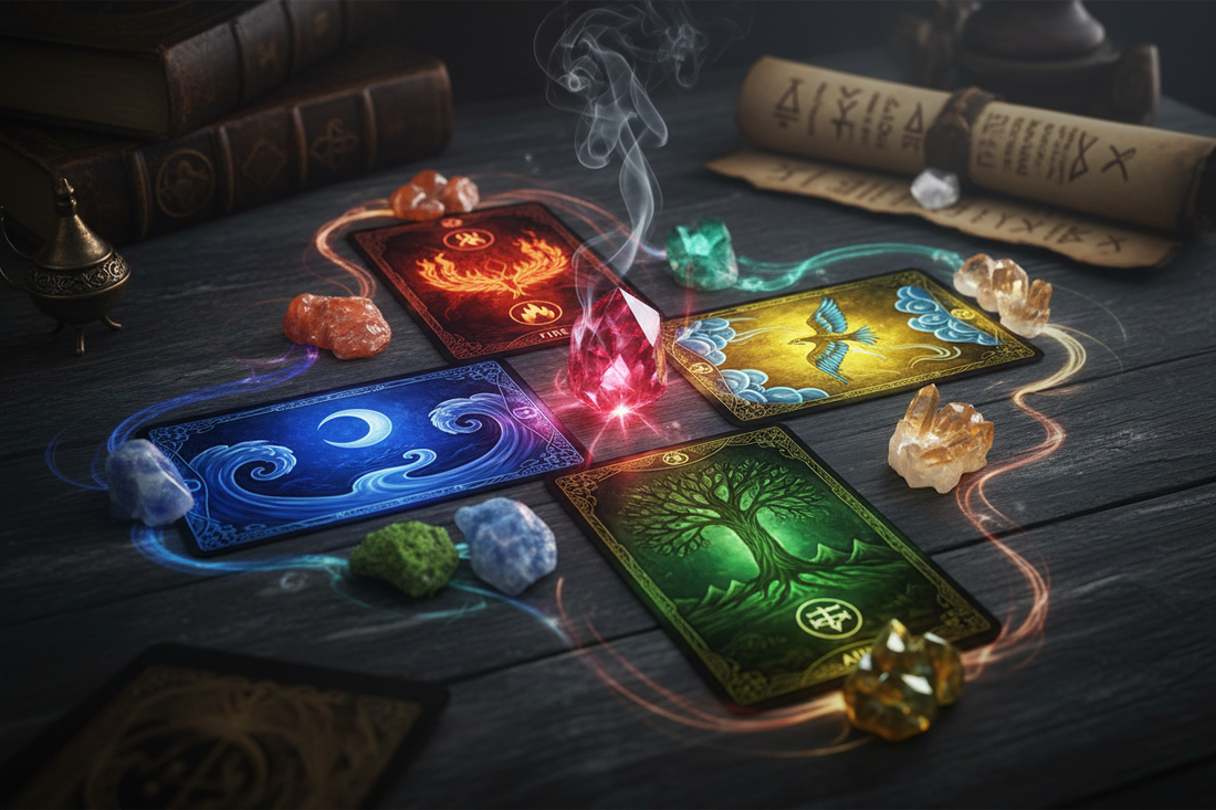 The Elemental Cross Tarot Spread: Reading with the Four Elements Nicole's ritual universe