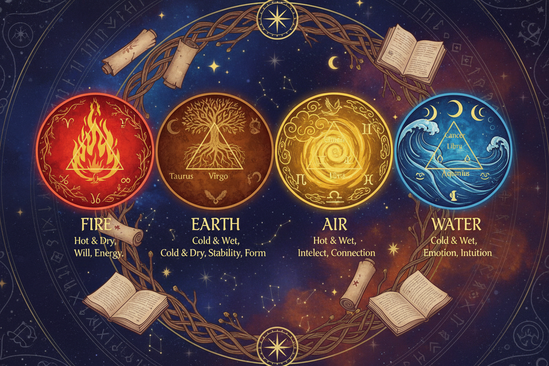 Elements Modalities Zodiac Classification System