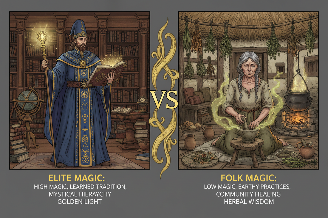 Elite vs Folk Magic: High and Low Traditions Compared – Nicole's ritual ...