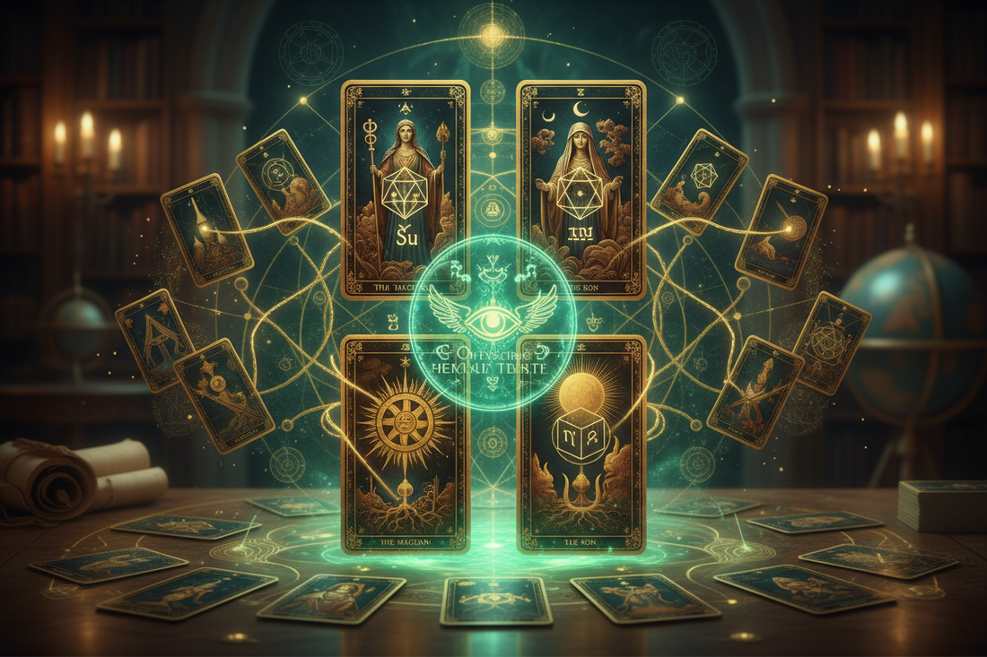 Emerald Tablet + Tarot: Hermetic Correspondences - Nicole's ritual universe