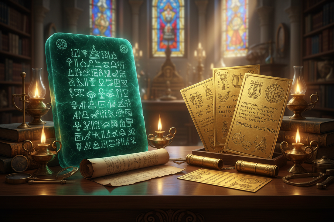 Emerald Tablet vs Orphic Tablets: Sacred Texts - Nicole's ritual universe