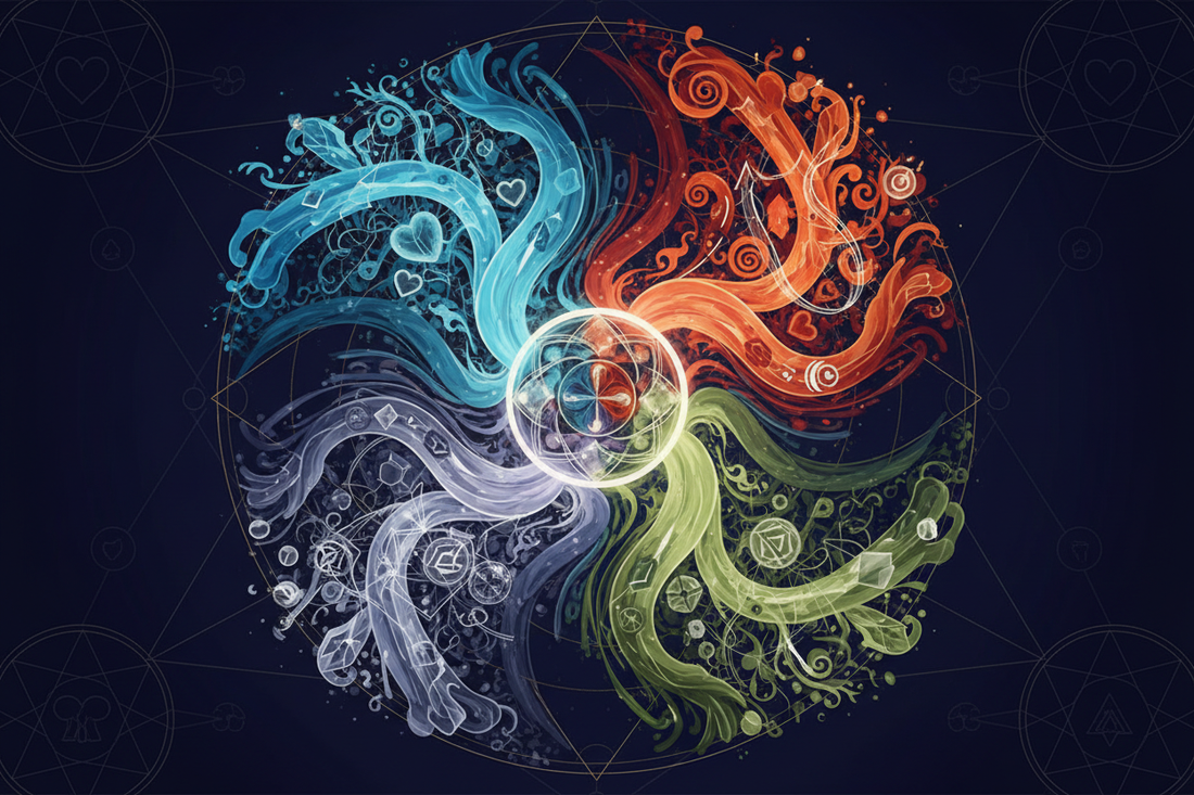 The Emotional Logic of Cups, Wands, Swords, Pentacles - Nicole's ritual universe