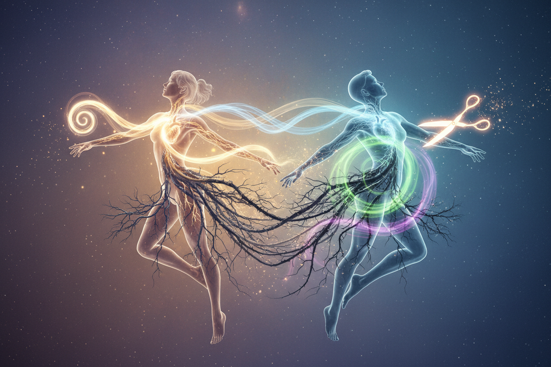 Energy Cords: Healthy Connections vs Draining Attachments - Nicole's ritual universe