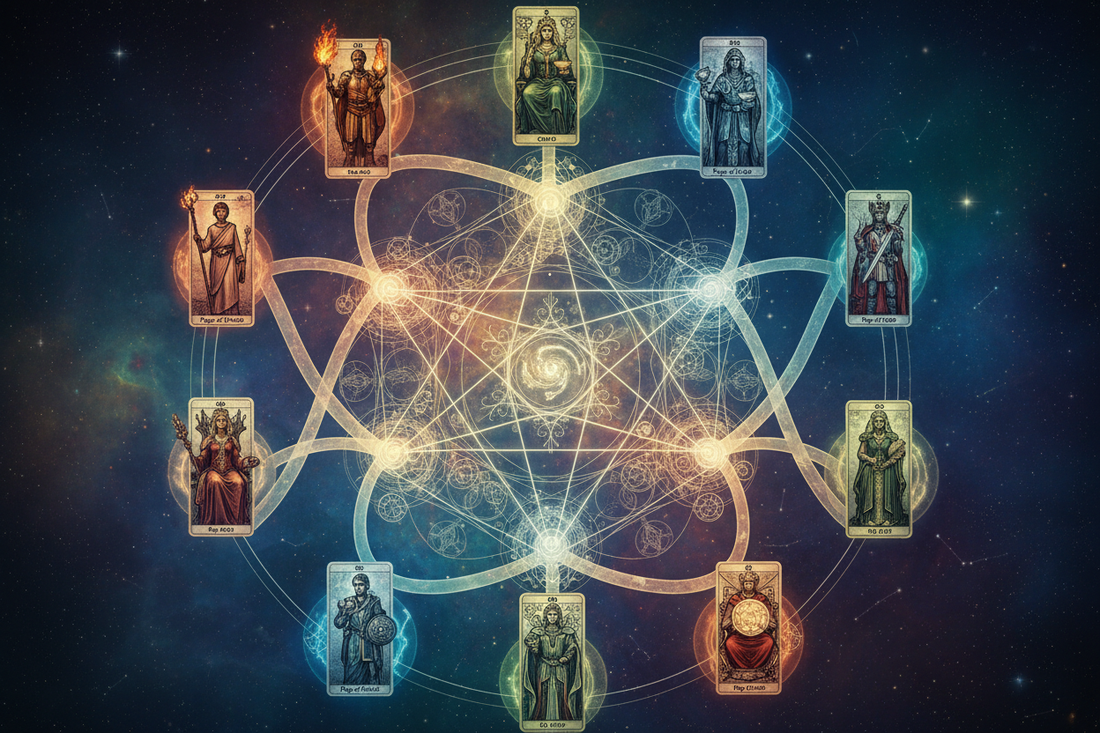 Enneagram Wings × Tarot Court Cards: The 16 Personality Expressions - Nicole's ritual universe
