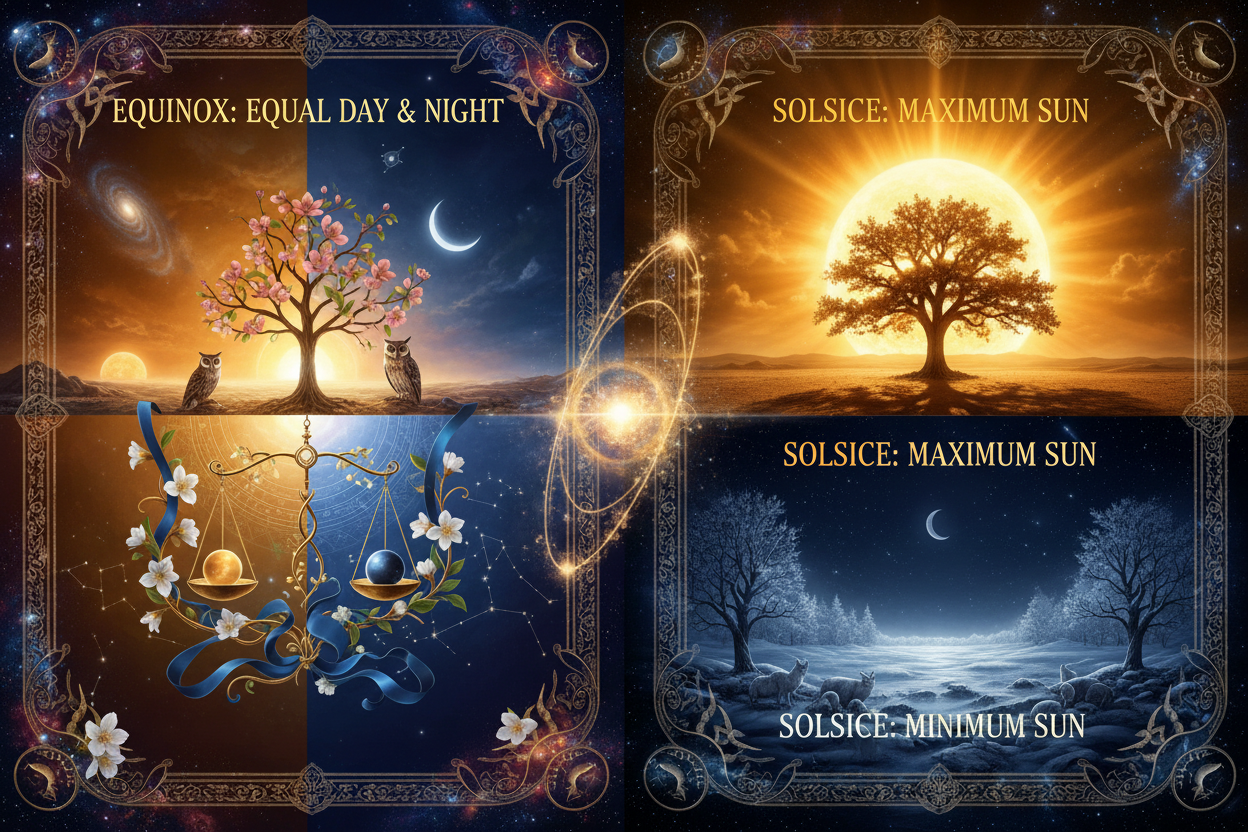 Equinox vs Solstice: Balance vs Extremes | Solar Turning Points & Magic ...