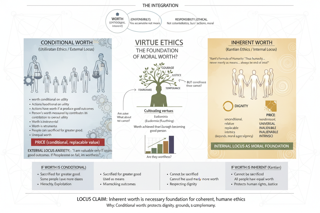 Ethics and Locus: Kant's Dignity vs Conditional Worth