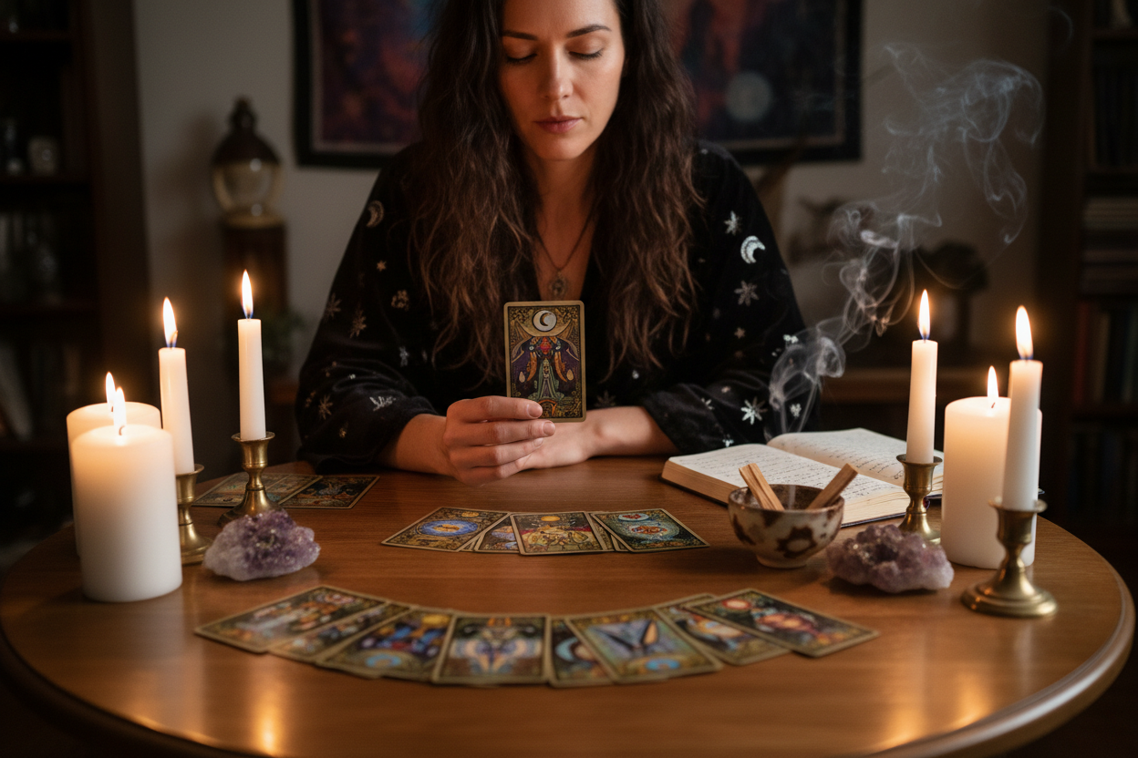 Evening Tarot: Guidance Pull | Divination Ritual & Intuitive Practice ...