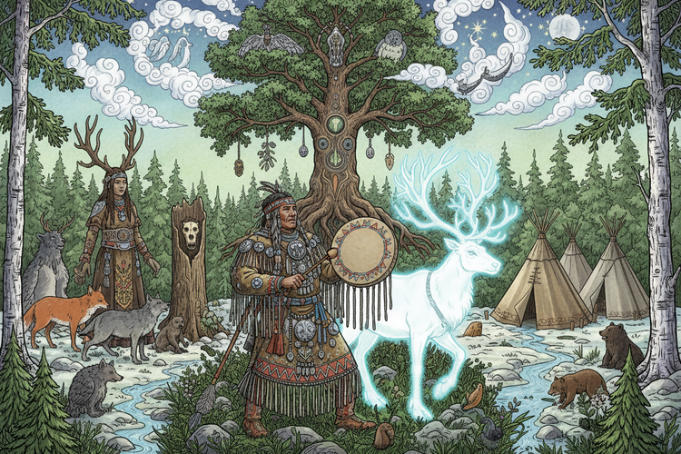 Siberian Evenki Mythology - Reindeer Spirits & Shaman's Drum | Arctic