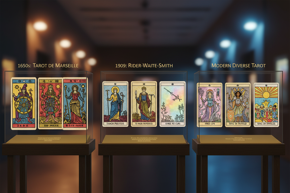 The Evolution of Tarot Decks: From Marseille to Rider-Waite to Modern - Nicole's ritual universe