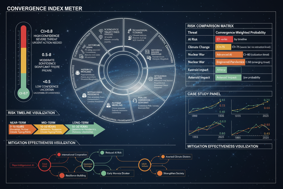 Existential Risk: Assessing Long-Term Humanity Futures Through Convergence