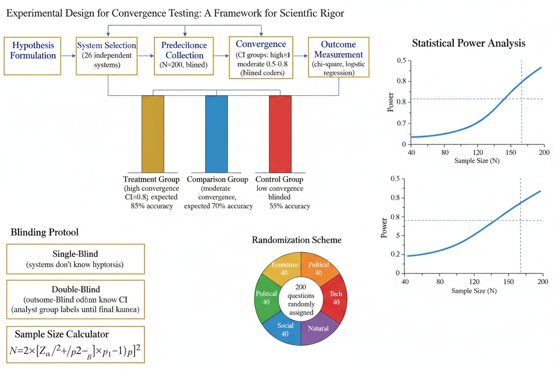 Experimental Design for Convergence Testing: Rigorous Validation Protocols