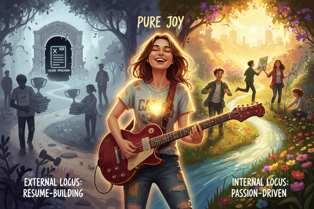 Extracurriculars and Internal Locus: Choosing from Passion