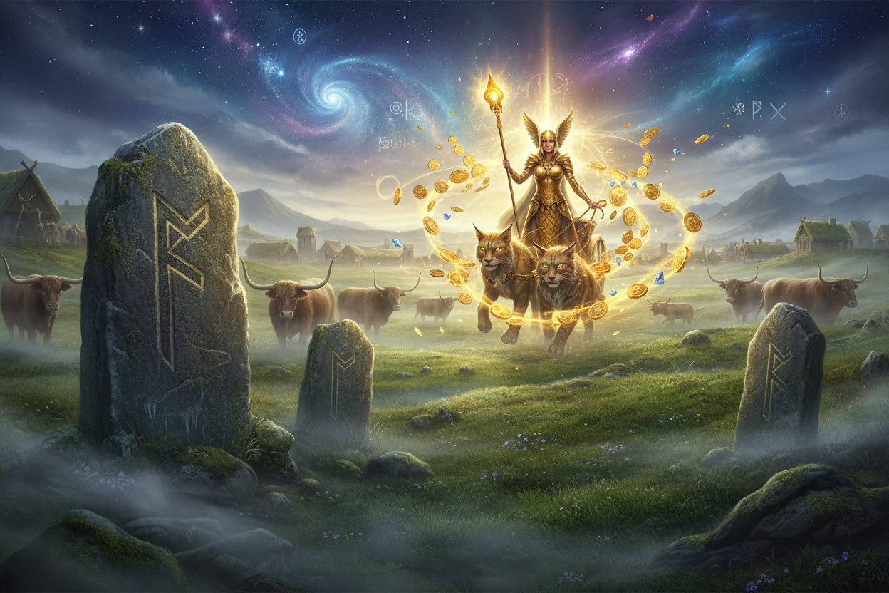 Freya In Runes Fehu Rune Deep Dive: Norse Mythology, Freya & Ancient Symbolism ...