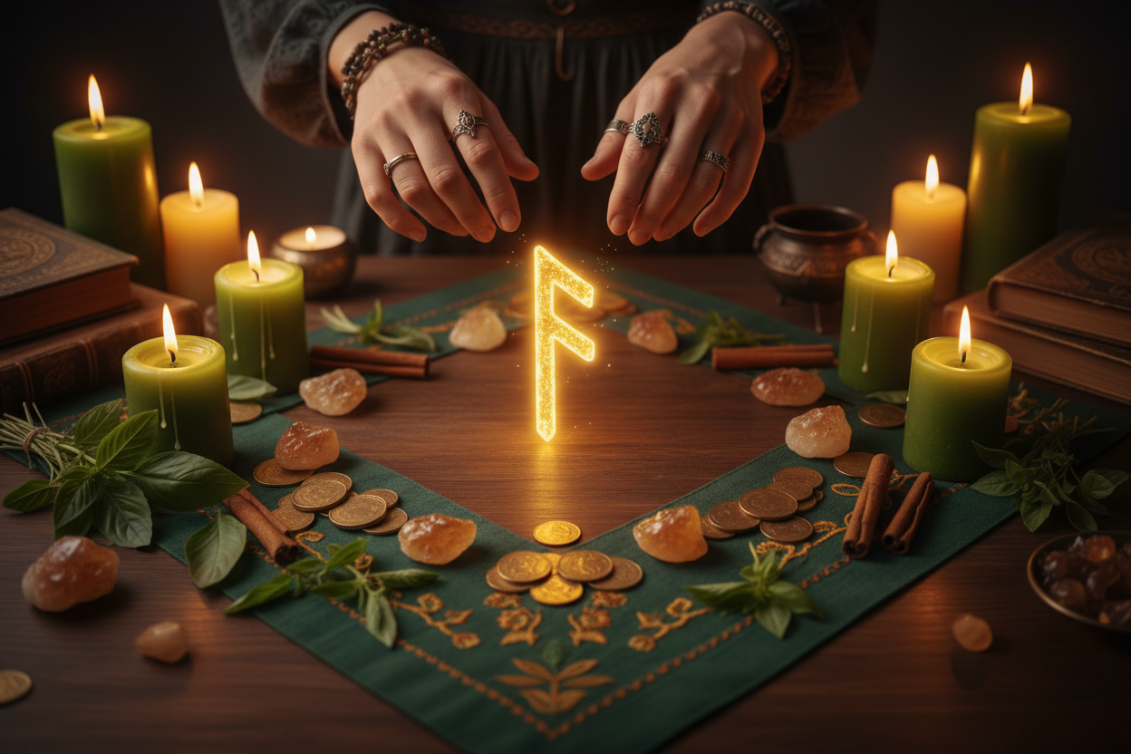 Fehu Rune in Practice: Wealth, Abundance & Manifestation Rituals ...