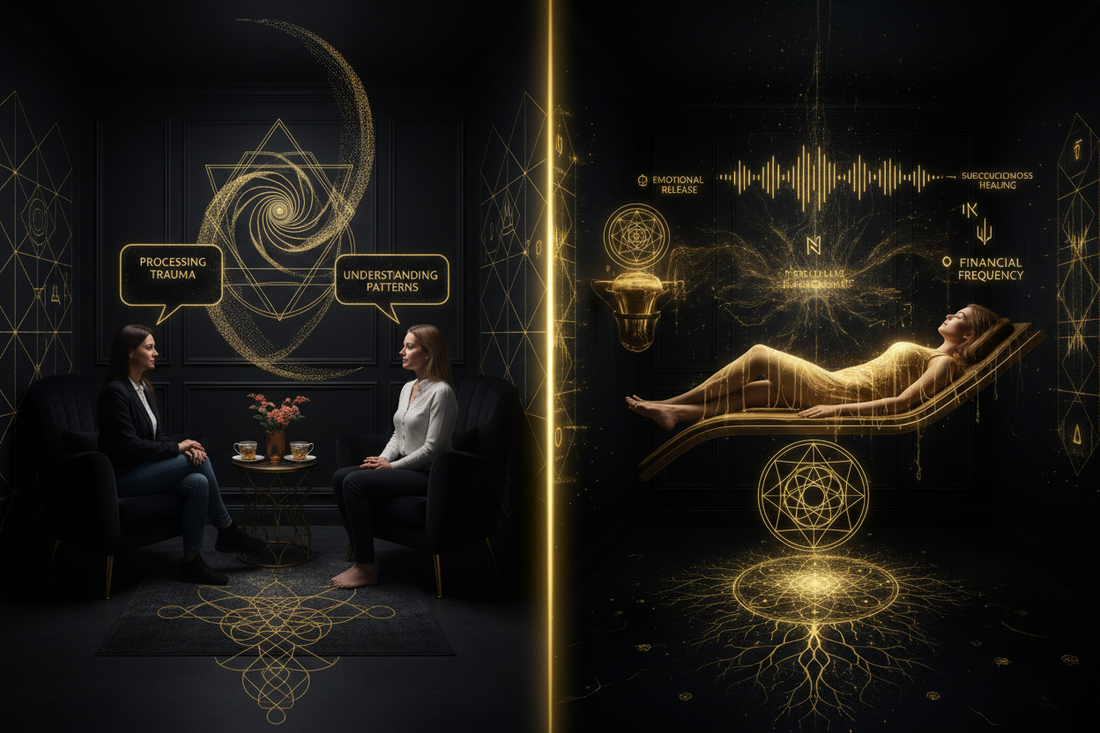 Financial Self-Worth Healing vs Therapy: Which Heals Deeper? - Nicole's ritual universe