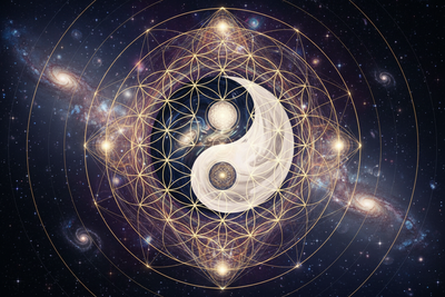 Flower of Life ↔ Taiji Diagram: Universal Patterns