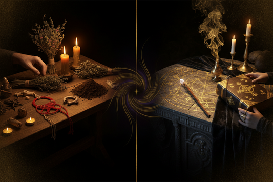 Folk Magic vs Ritual Magic: Philosophy, Origins & Core Differences