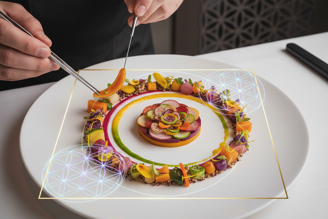 Food Plating and Sacred Geometry: The Aesthetics of Nourishment - Nicole's ritual universe