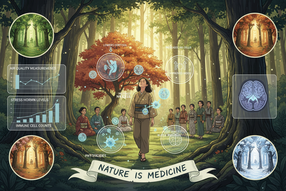 Forest Bathing (Shinrin-yoku): The Science of Nature Therapy - How Trees Heal Body, Mind, and Spirit - Nicole's ritual universe