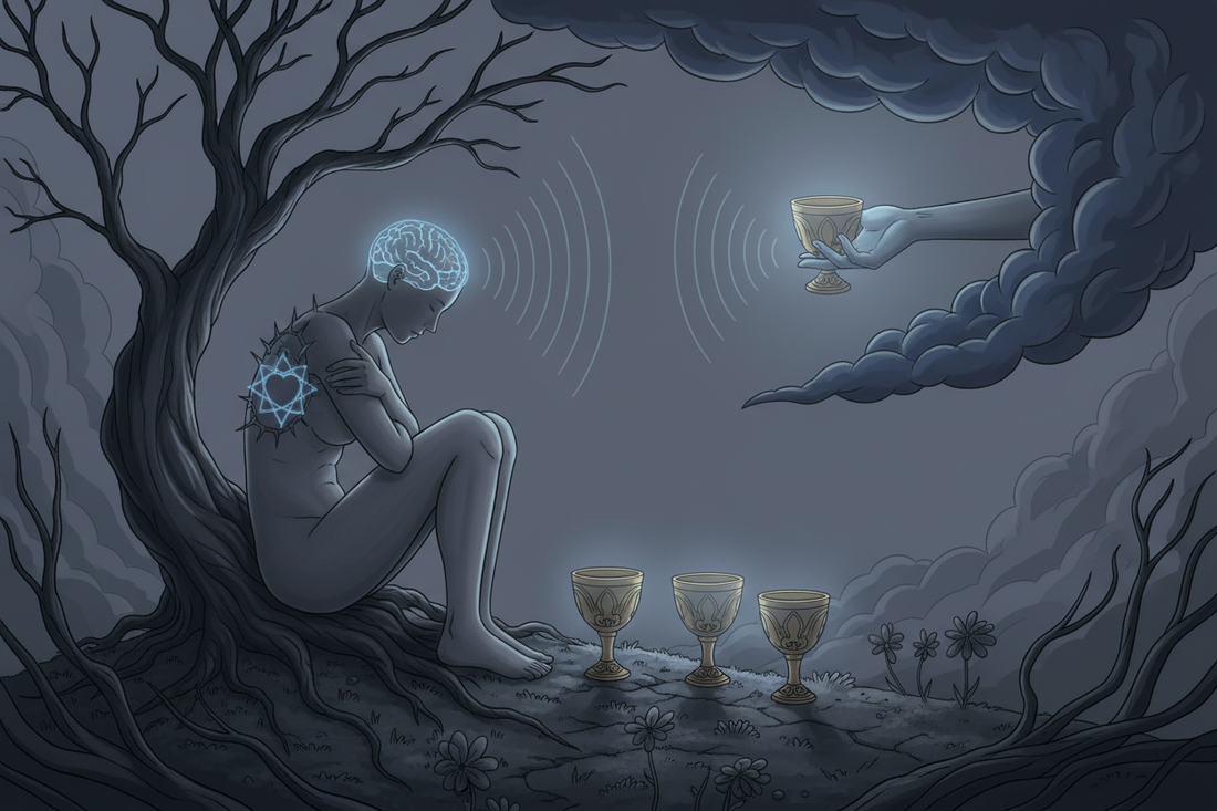 Four of Cups — Apathy, Emotional Withdrawal, Avoidance - Nicole's ritual universe