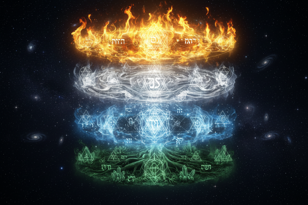 The Four Worlds of Kabbalah: Atziluth, Beriah, Yetzirah & Assiah ...