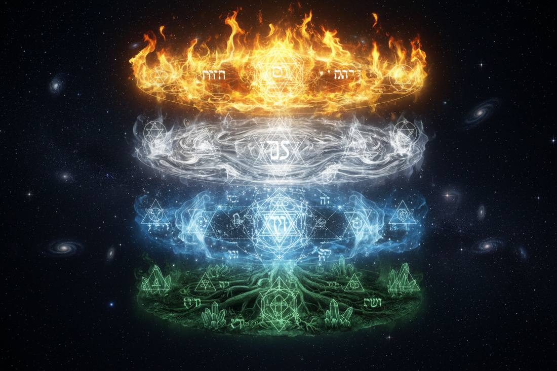 The Four Worlds of Kabbalah: Atziluth, Beriah, Yetzirah & Assiah as Magical Framework