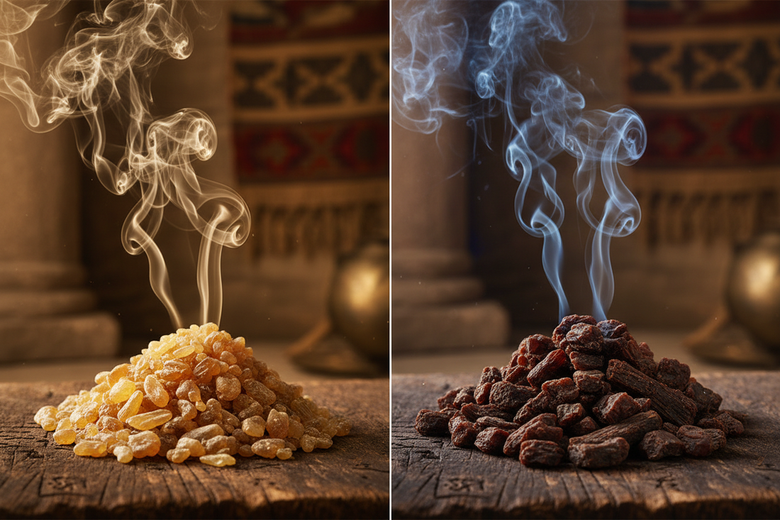 Frankincense vs Myrrh: Sacred Resins - Nicole's ritual universe