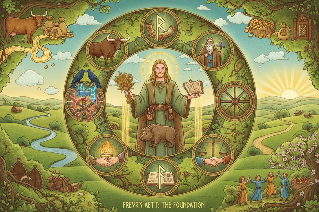 Freyr's Aett: First Eight Runes - Nicole's ritual universe