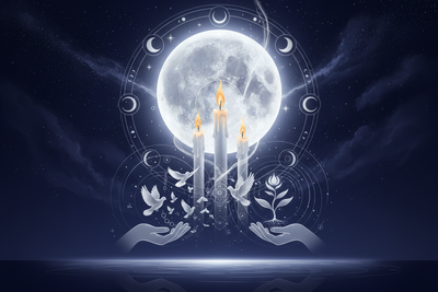 Full Moon Candle Ritual: Release and Manifest